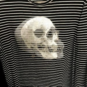 Alexander McQu een Long Sleeved Sport Shirt